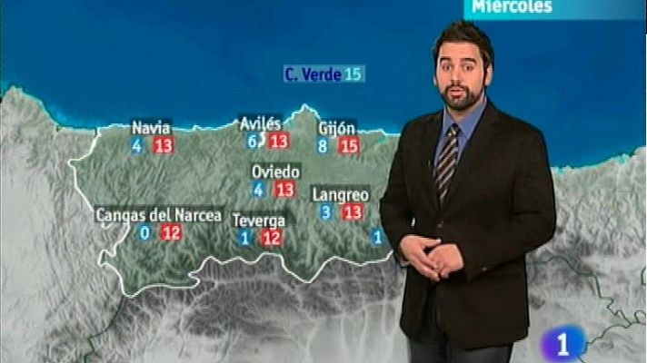 Panorama Regional - El tiempo en Asturias - 10/01/12
