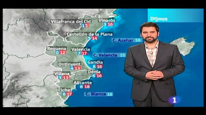 L'informatiu - Comunitat Valenciana - El tiempo en la Comunidad Valenciana - 11/01/12