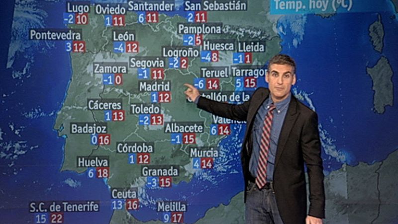 Viento fuerte en El Estrecho y heladas en el norte de la Península