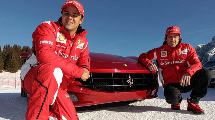 Informativo 24h - Alonso y Massa, probando Ferraris en la nieve
