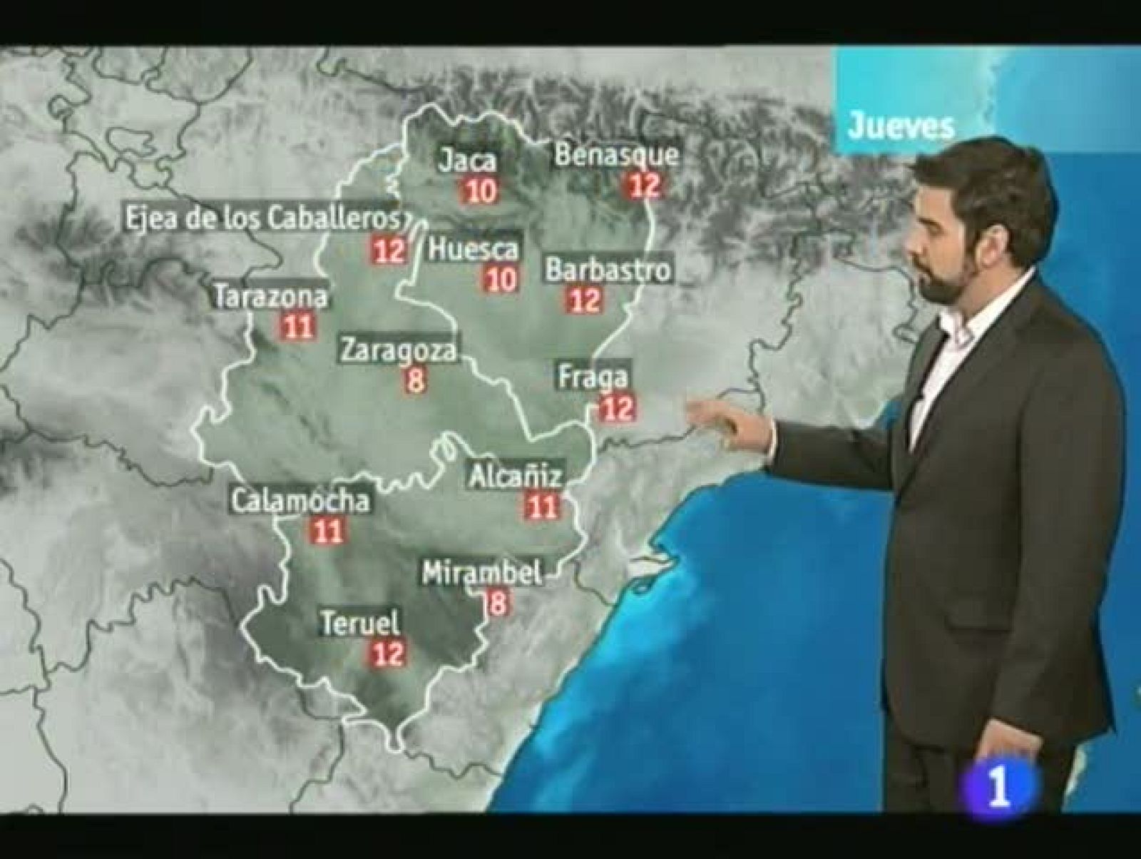 El tiempo en Aragón - 12/01/12 | Ver