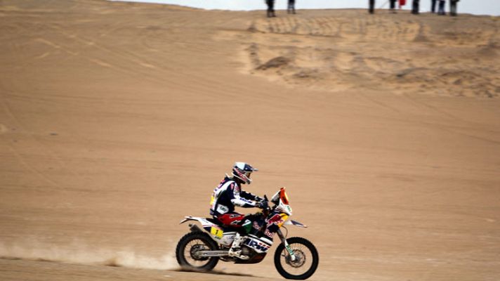 Dakar - Estrecho marcaje de Despres a Coma