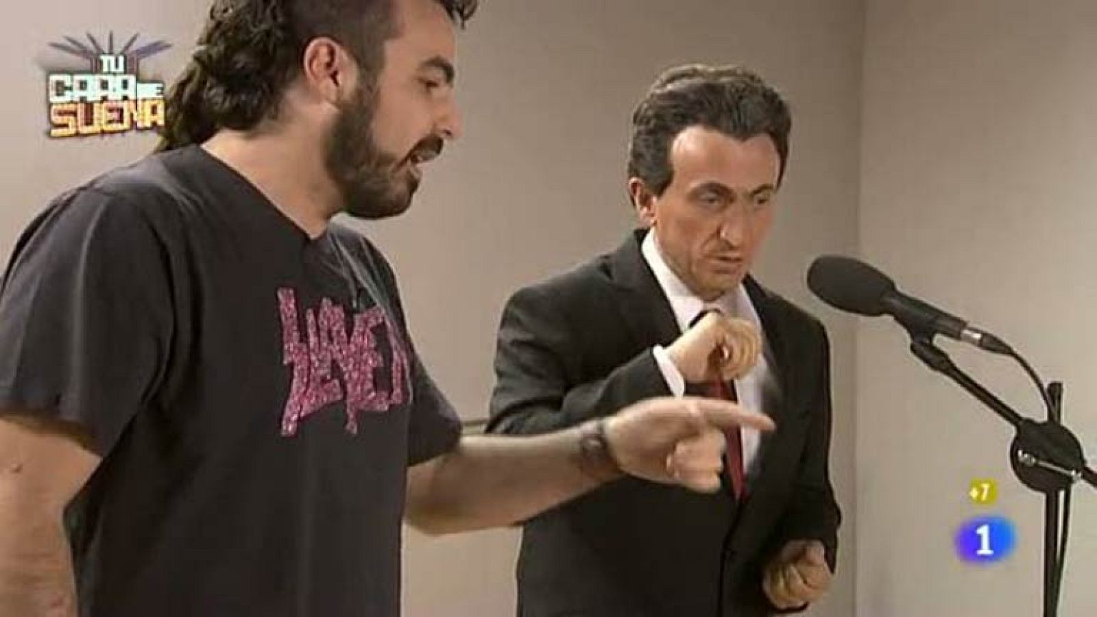 La hora de José Mota - Nicolás Sarkozy interpreta en 'Tu cara me suena' a Miguel Bosé - La hora de José Mota | Ver