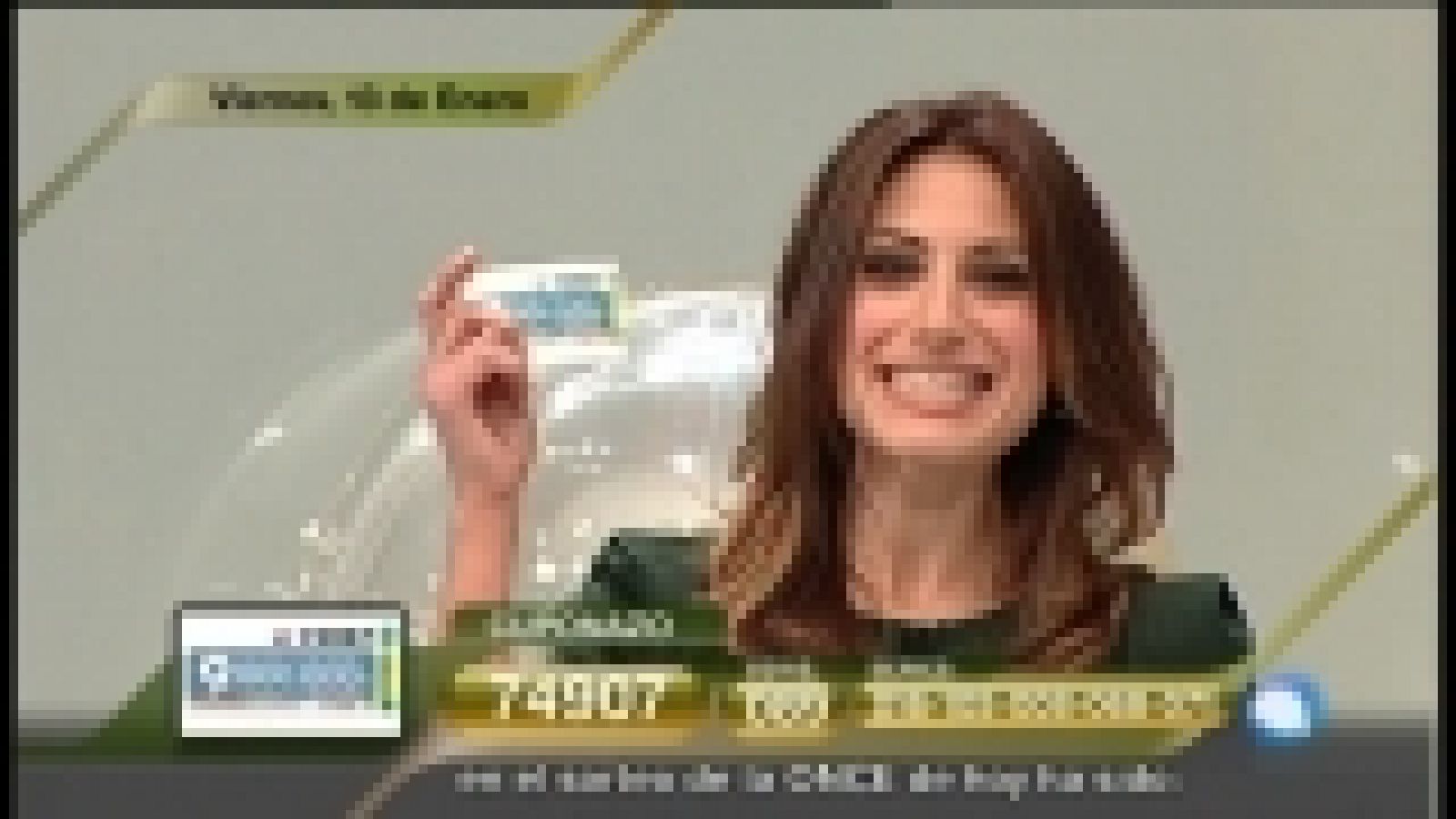 Sorteo ONCE - 13/01/12 - Ver ahora