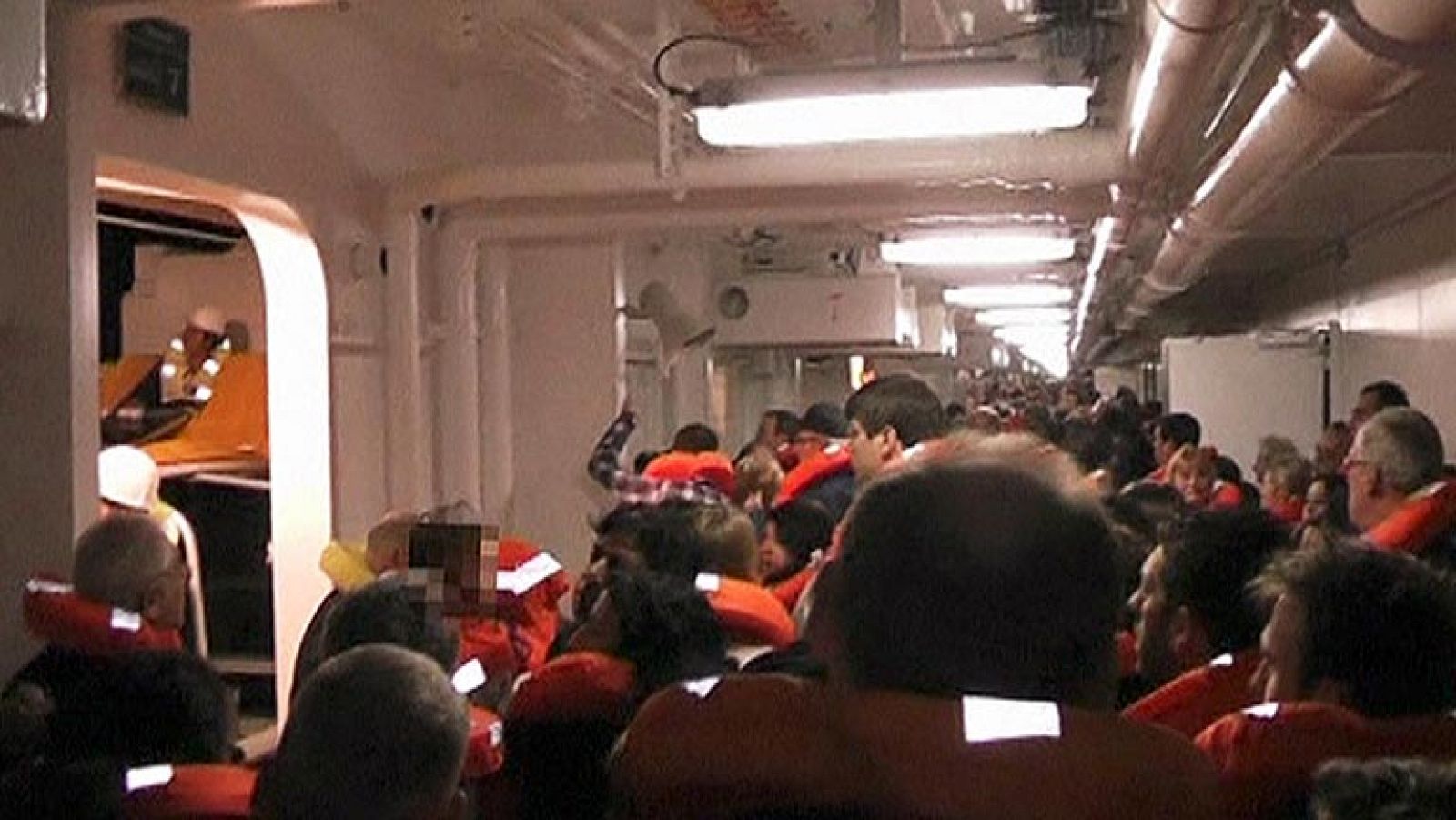 Pesadilla frente a la costa italiana