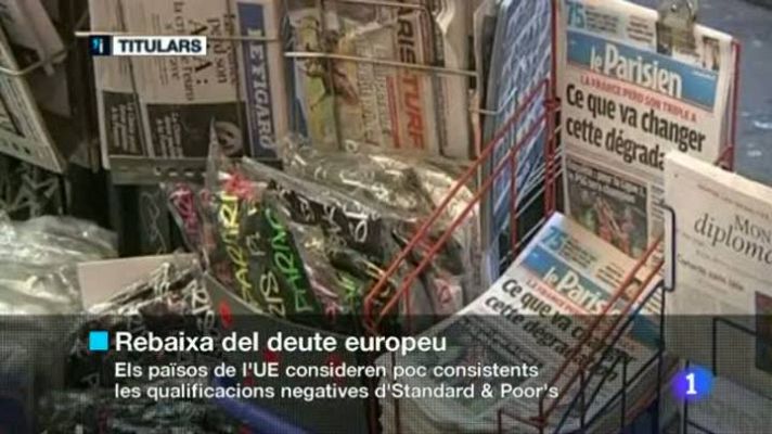 L'Informatiu - L'informatiu cap de setmana - 14/01/2012