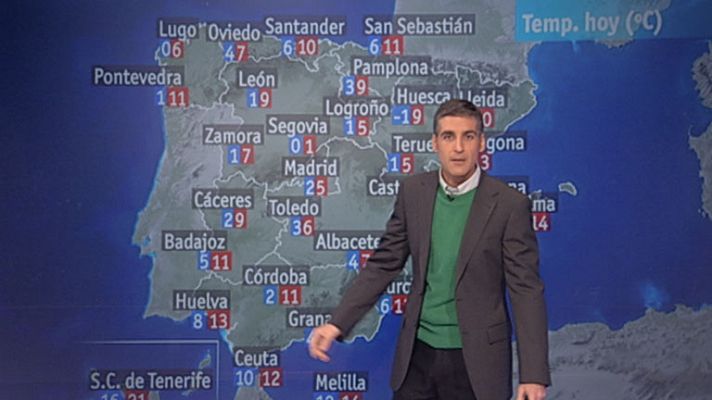 El tiempo - Lluvias en el Levante