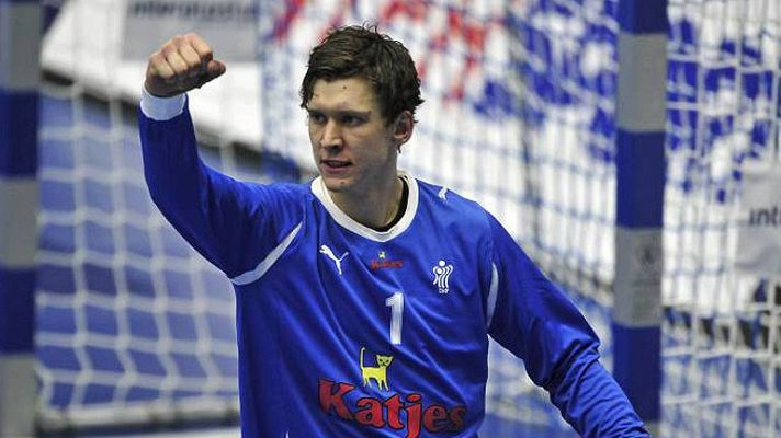 Europeo de Balonmano - Golazo de Dinamarca, de portería a portería