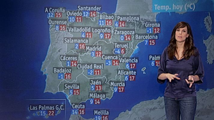 El tiempo - Intervalos de viento fuerte