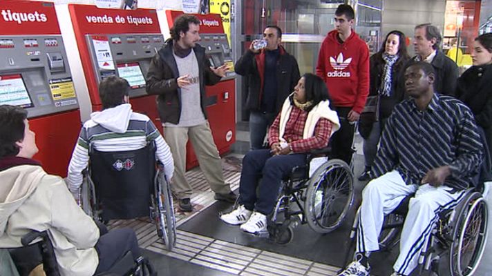 Telediario 1 - Metro sin barreras