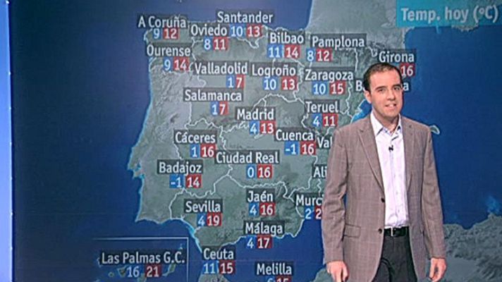 El tiempo - Viento fuerte en Gerona