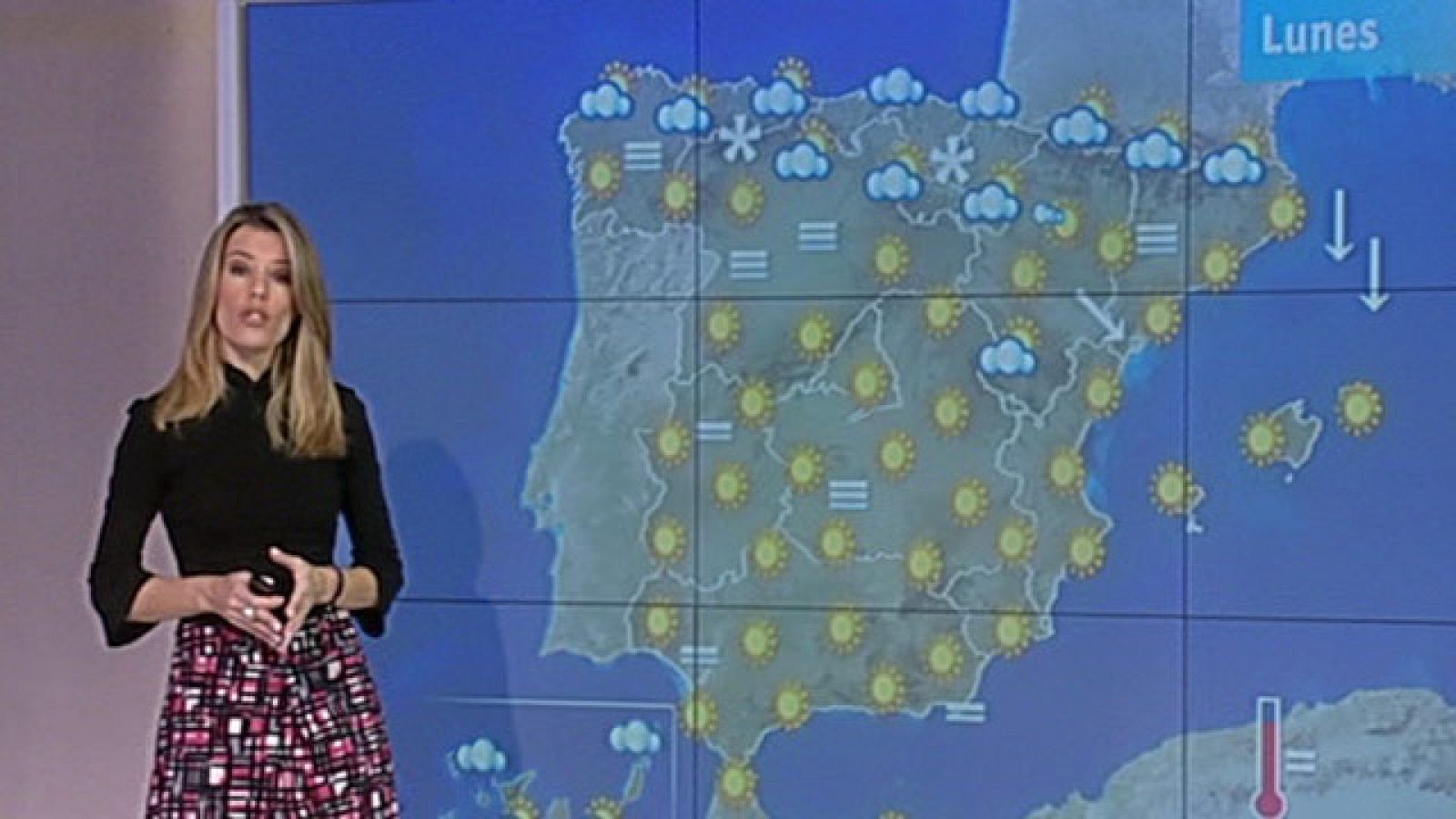 Viento fuerte en Gerona y lluvias en el Cantábrico, Navarra y Pirineos - El tiempo | Ver