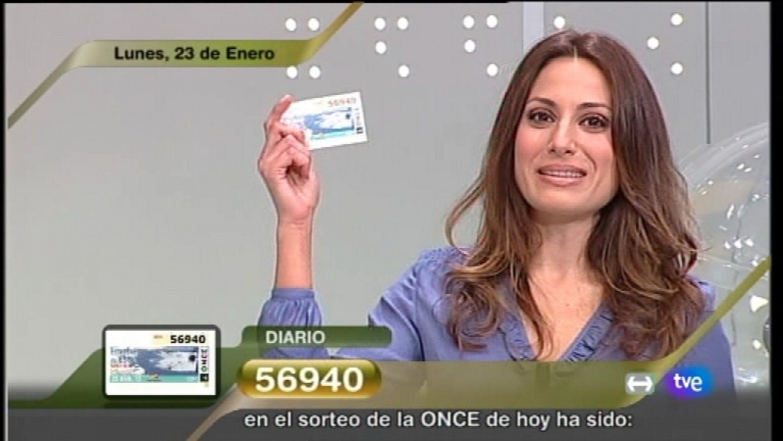Sorteo ONCE - 23/01/12 - Ver ahora