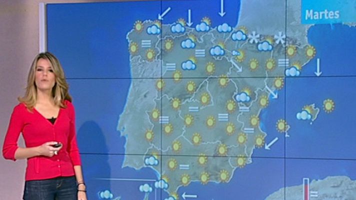 El tiempo - Nubosidad en el extremo norte