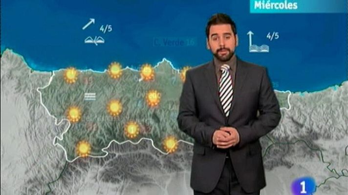 Panorama Regional - El tiempo en Asturias - 24/01/12