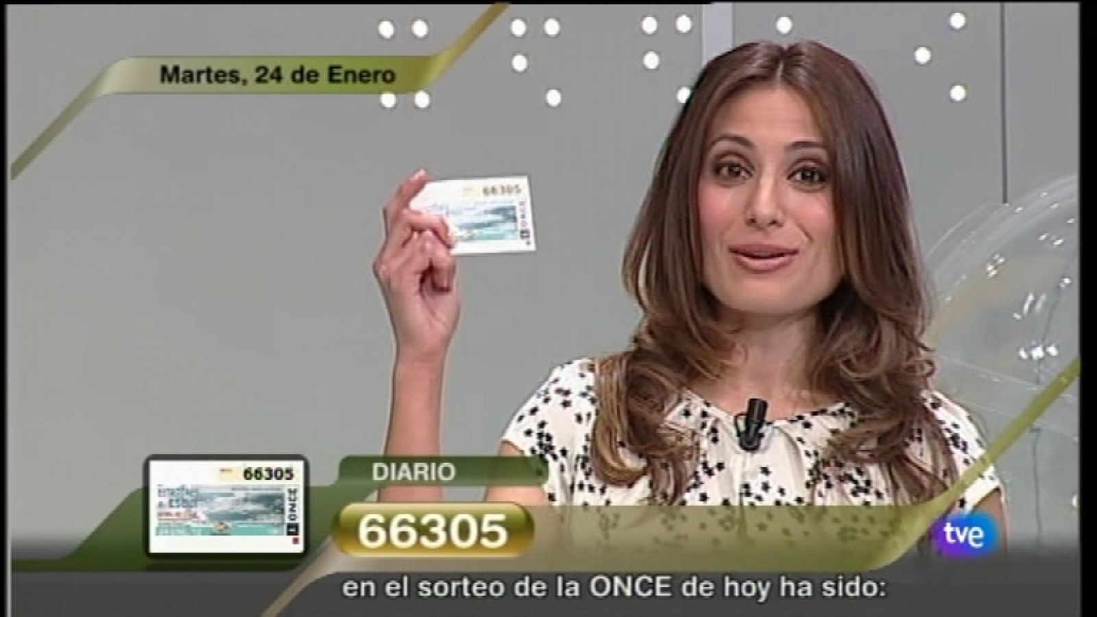 Sorteo ONCE - 24/01/12 - Ver ahora