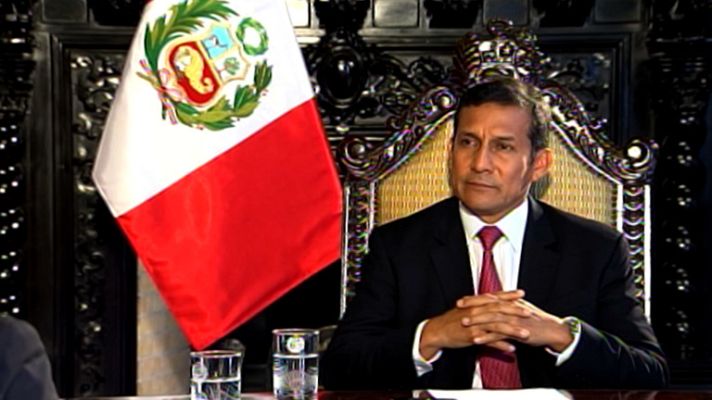 Telediario 1 - Humala en España