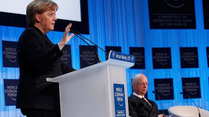 La tarde en 24h - Merkel inaugura el Foro de Davos defendiendo que los Veintisiete cedan más competencias a la UE