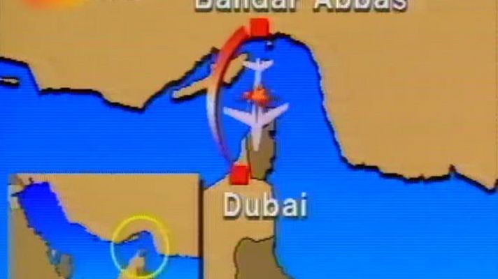Fue noticia en el Archivo de RTVE - Derribo de un Airbus iraní (1988)
