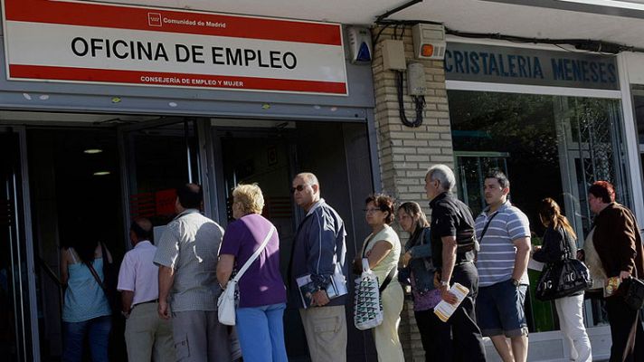 Telediario 1 - Datos de encuesta población activa