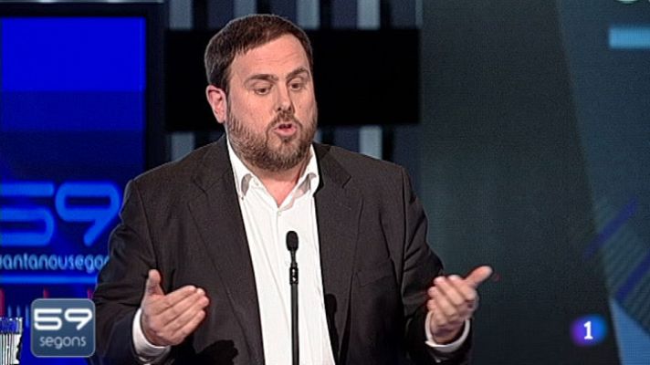 59 segons - Oriol Junqueras, president d'ERC