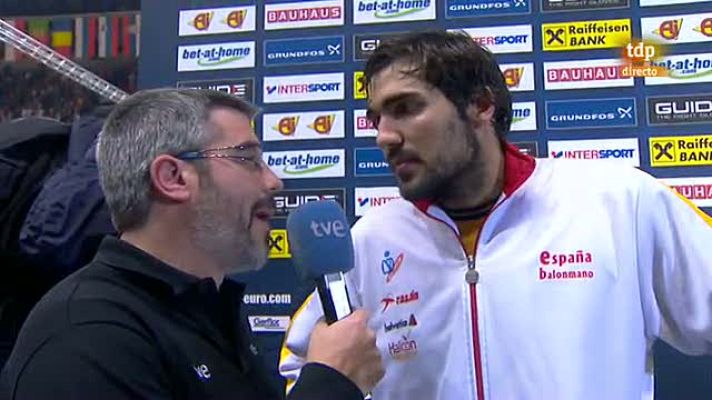 Europeo de Balonmano - Maqueda: "Hemos tenido mala suerte"
