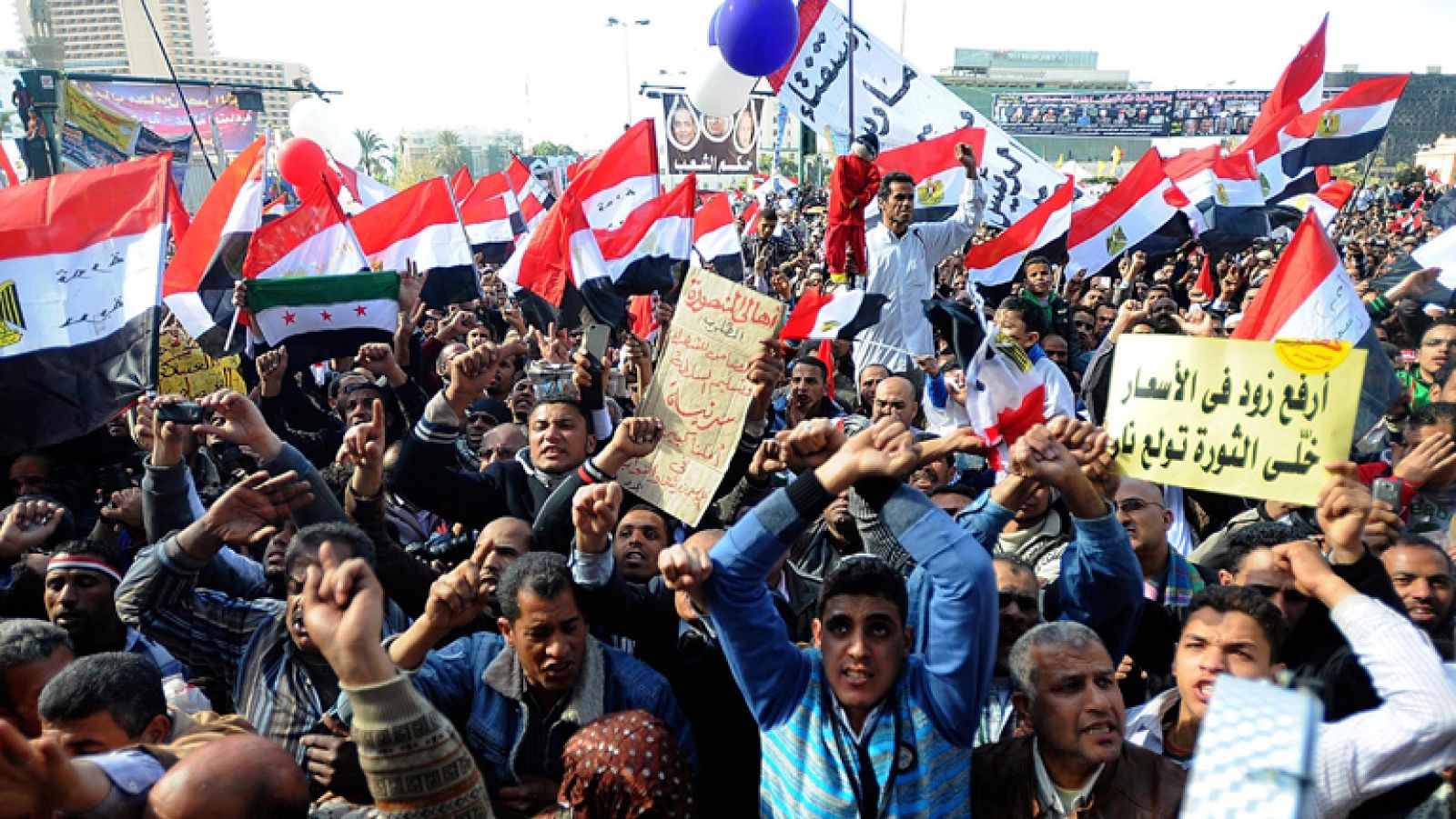 En Egipto, se recuerda la caída de Mubarak