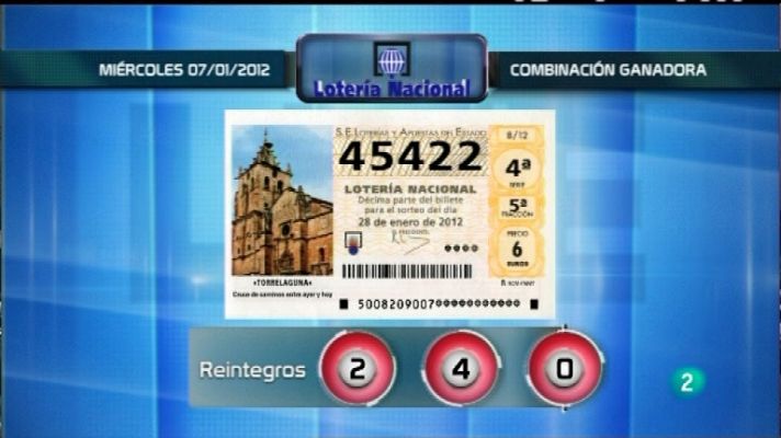 Loterías - Lotería diaria - 28/01/12