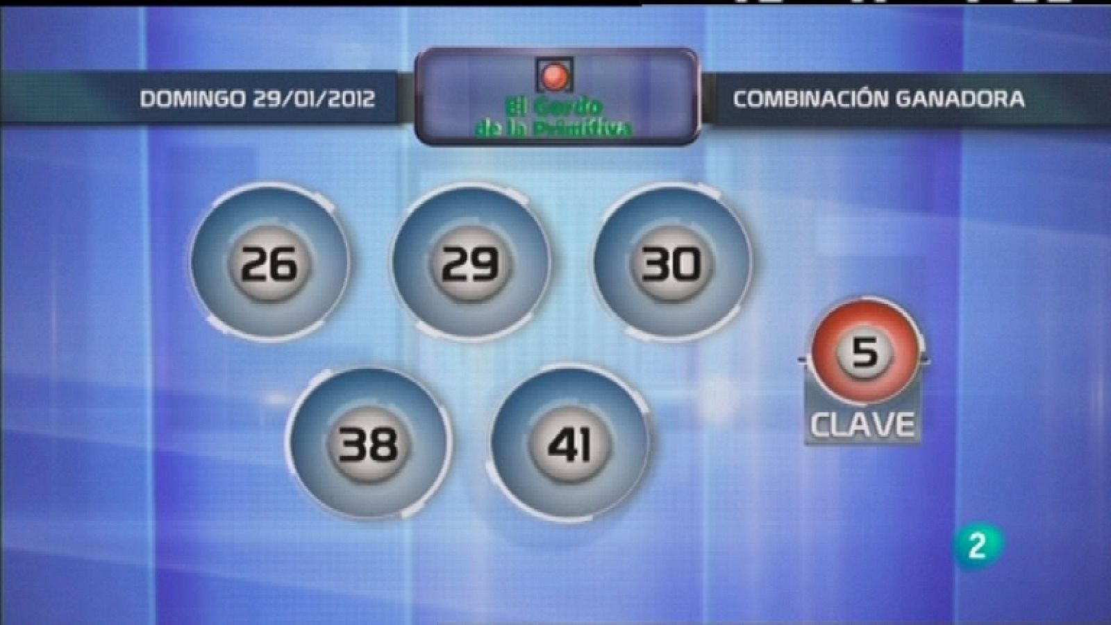 Lotería diaria - 15/01/12 - Ver ahora