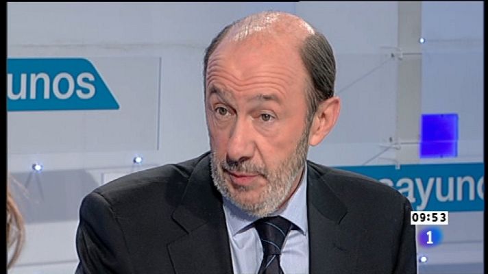 Los desayunos de TVE - Alfredo Pérez Rubalcaba