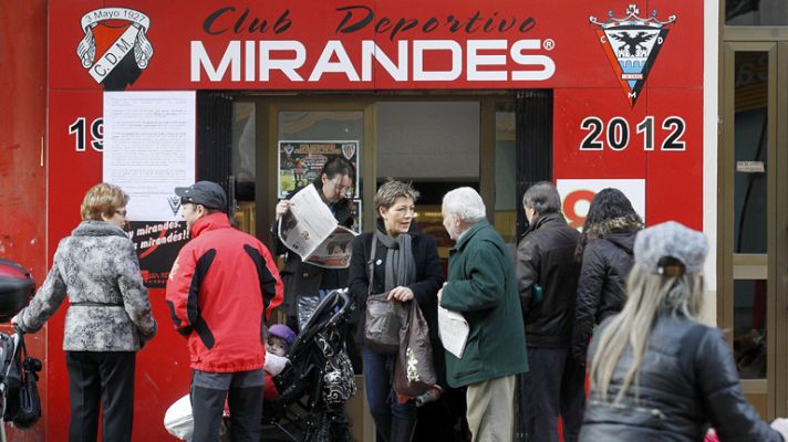 Telediario 1 - El Mirandés recibe al Athletic