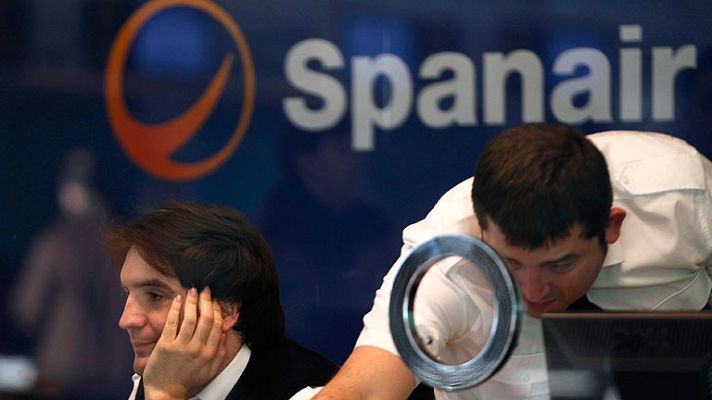 Telediario 1 - Cierre de Spanair