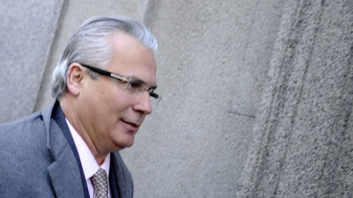 Telediario 1 - Garzón afirma no haberse saltado la ley