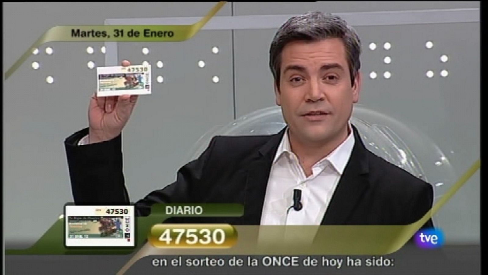 Sorteo ONCE - 31/01/12 - Ver ahora