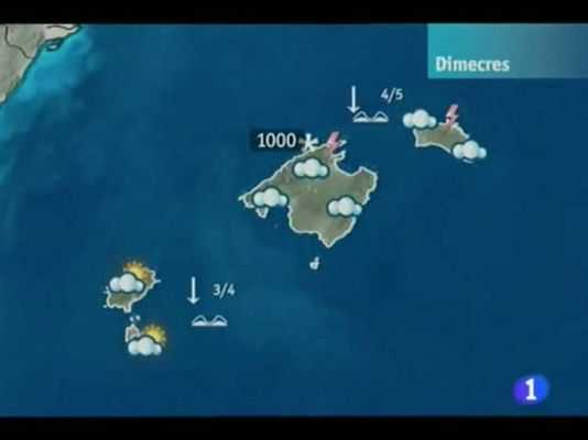 Informatiu Balear - El temps a les Illes Balears - 01/02/2012
