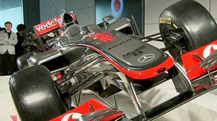 Telediario 1 - Presentado el nuevo McLaren MP4 27