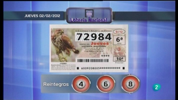 Loterías - Lotería diaria - 02/02/12