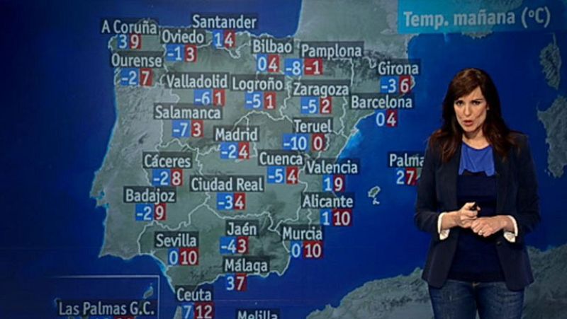 Se prevé para mañana temperaturas muy bajas y nieve en cotas bajas