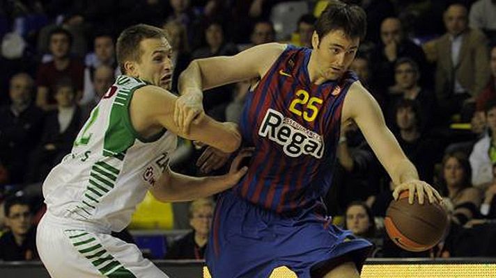 Telediario 1 - El Barça gana, Unicaja pierde
