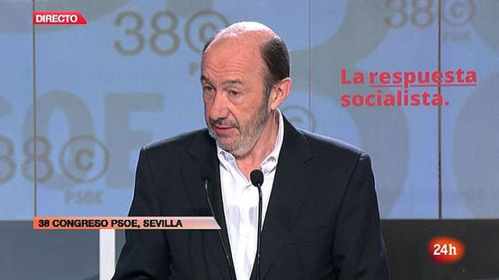  - Rubalcaba: "Seré un líder socialista fuerte, a mi no me van a quebrar"