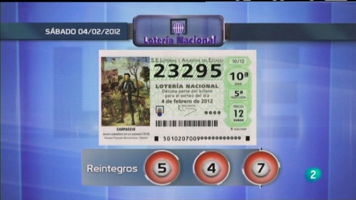 Loterías - Lotería diaria - 04/02/12