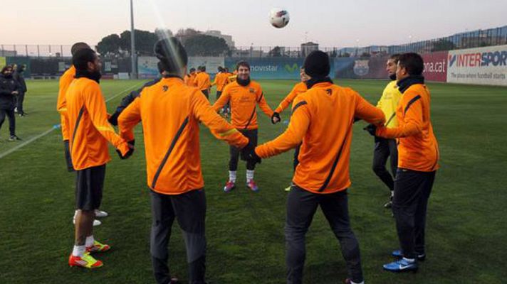 Telediario 1 - El Barça, concentrado en la semifinal de Copa