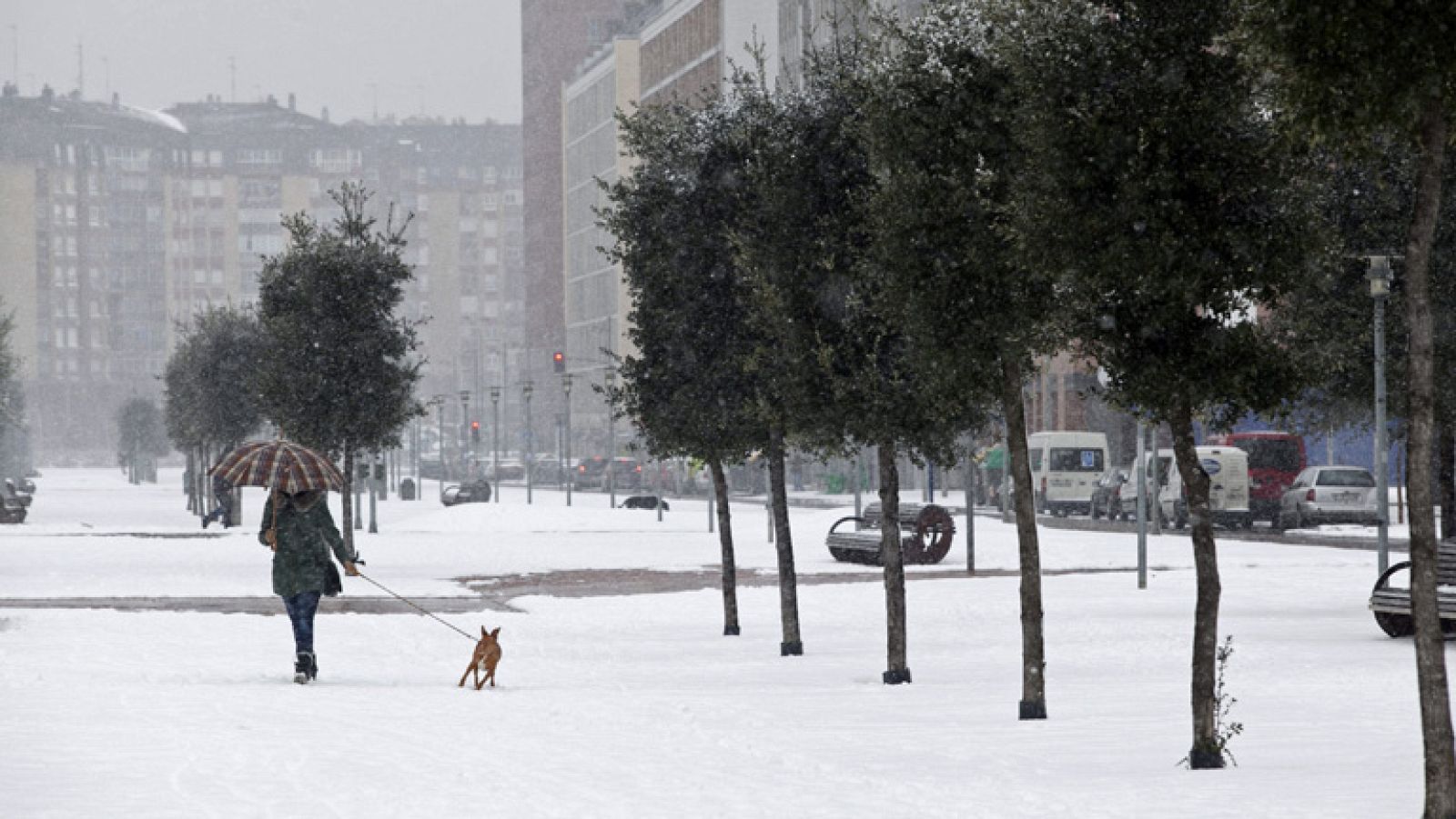 Nieve en cotas bajas del nordeste peninsular y Baleares
