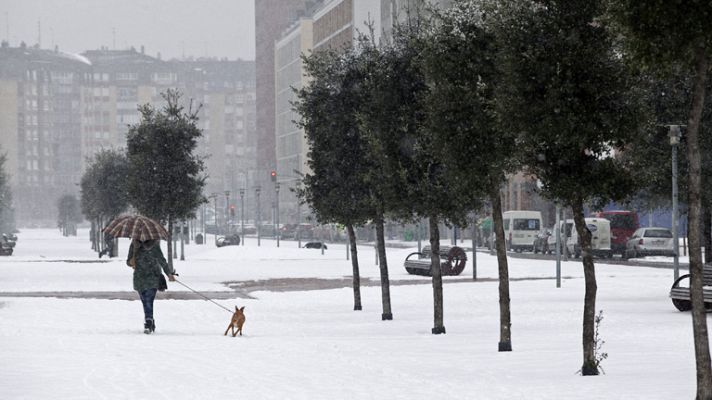 El tiempo - Nieve en cotas bajas del nordeste peninsular y Baleares