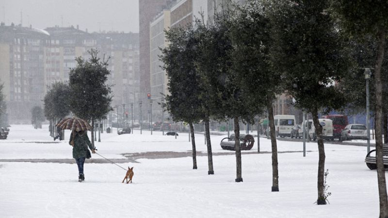 Nieve en cotas bajas del nordeste peninsular y Baleares