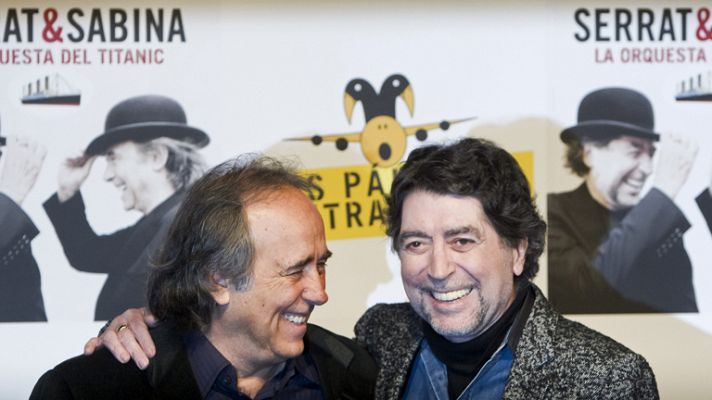 Telediario 1 - Serrat y Sabina presentan gira