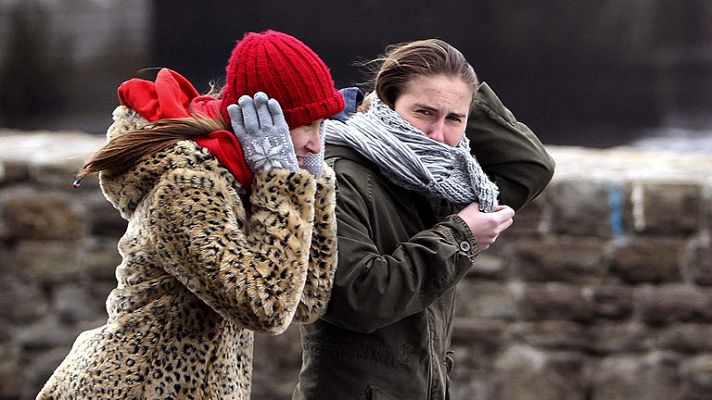 Telediario 1 - Llega un nuevo frente de aire frío a la Península