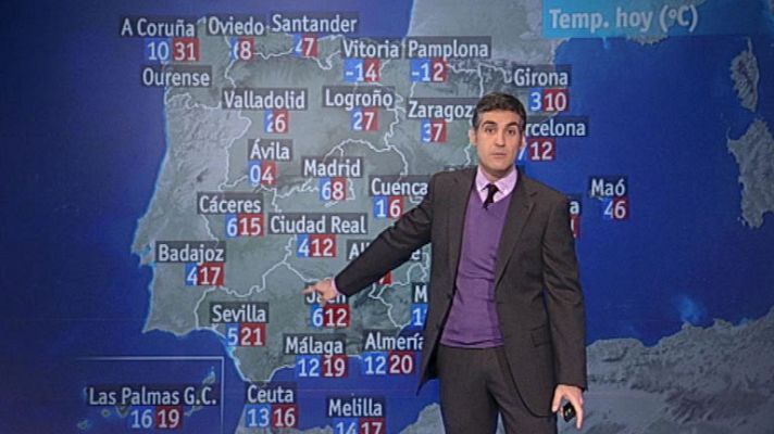 El tiempo - Bajada notable de temperaturas