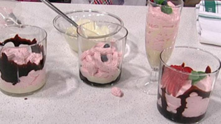RTVE Cocina - Mousse de fresón con salsa