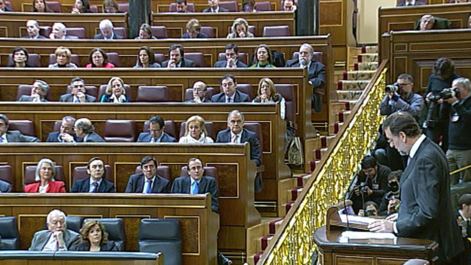 Primera sesión de control al Gobierno de Rajoy